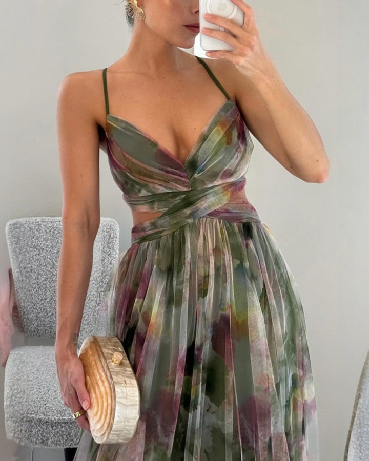 Giselle - Bezauberndes Maxikleid mit Blumenmuster