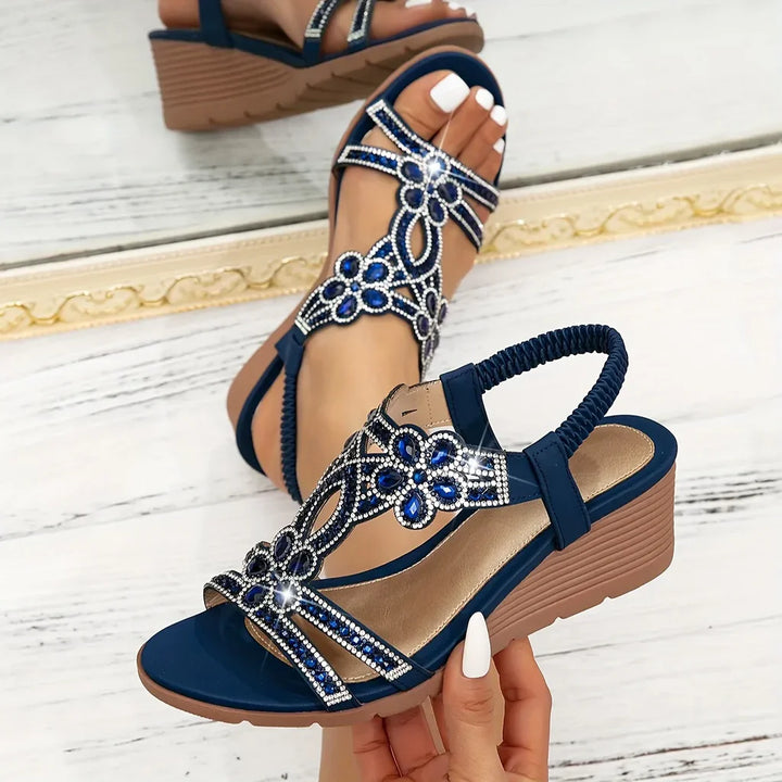 Chiara | Elegante orthopädische Wedgesandalen für Frauen