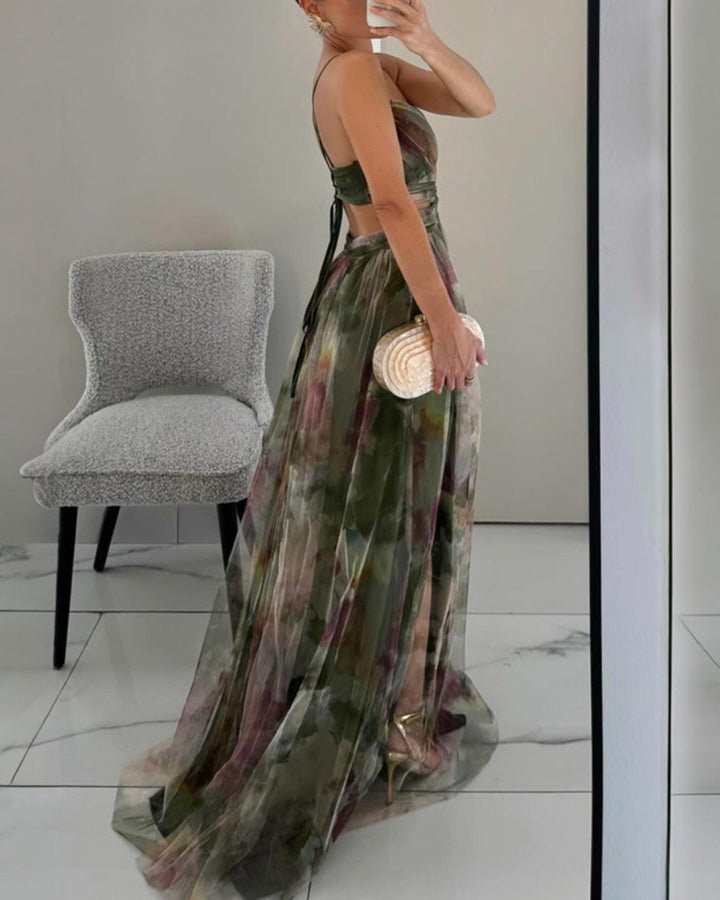 Giselle - Bezauberndes Maxikleid mit Blumenmuster