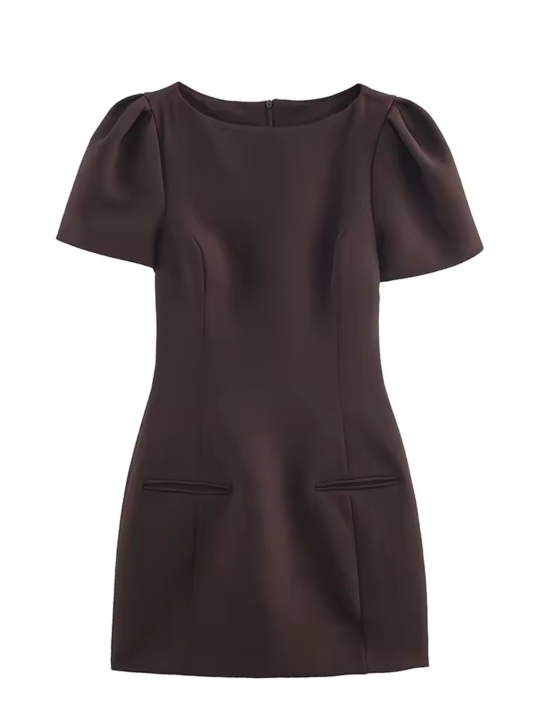Ella | Kurzes Kleid mit Plissee und Taschen