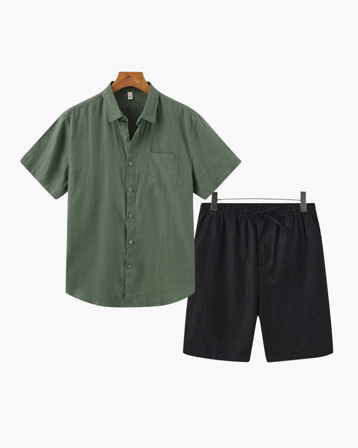 Formentera | Leinen-Set (Shorts)