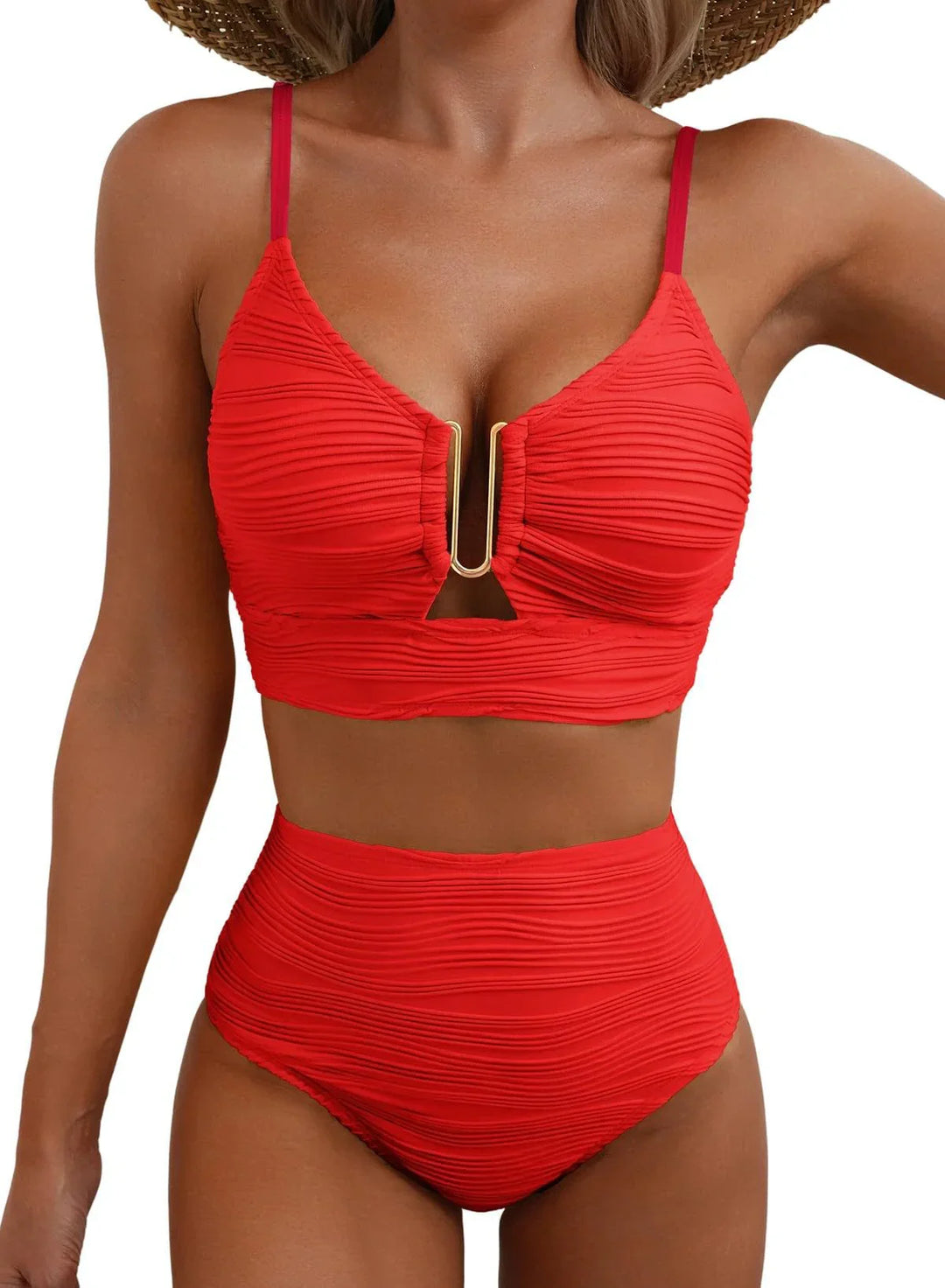 Luna | Push-up-Bikini mit hoher Taille