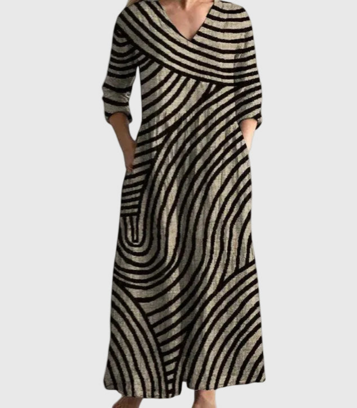 Fiona | Fließendes und elegantes Midikleid