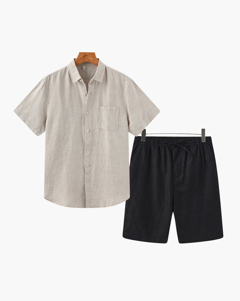 Formentera | Leinen-Set (Shorts)