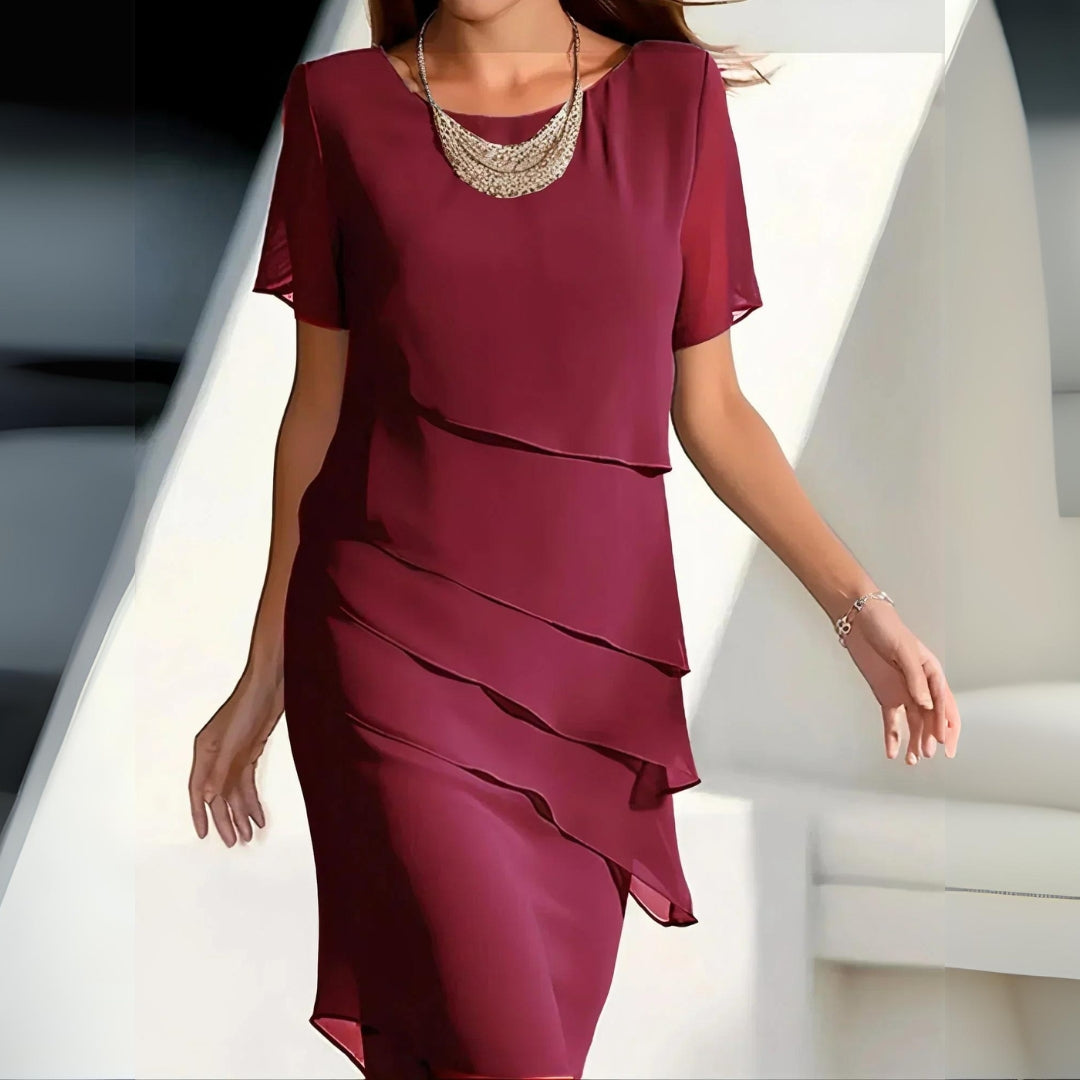Livia | Stilvolles Kleid mit Bauchbedeckung