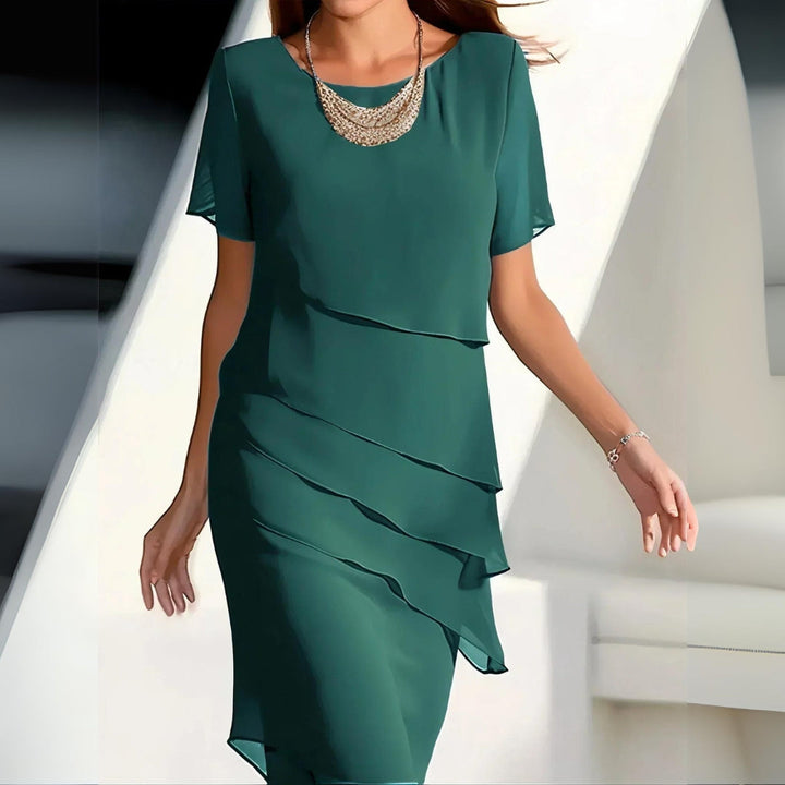 Livia | Stilvolles Kleid mit Bauchbedeckung