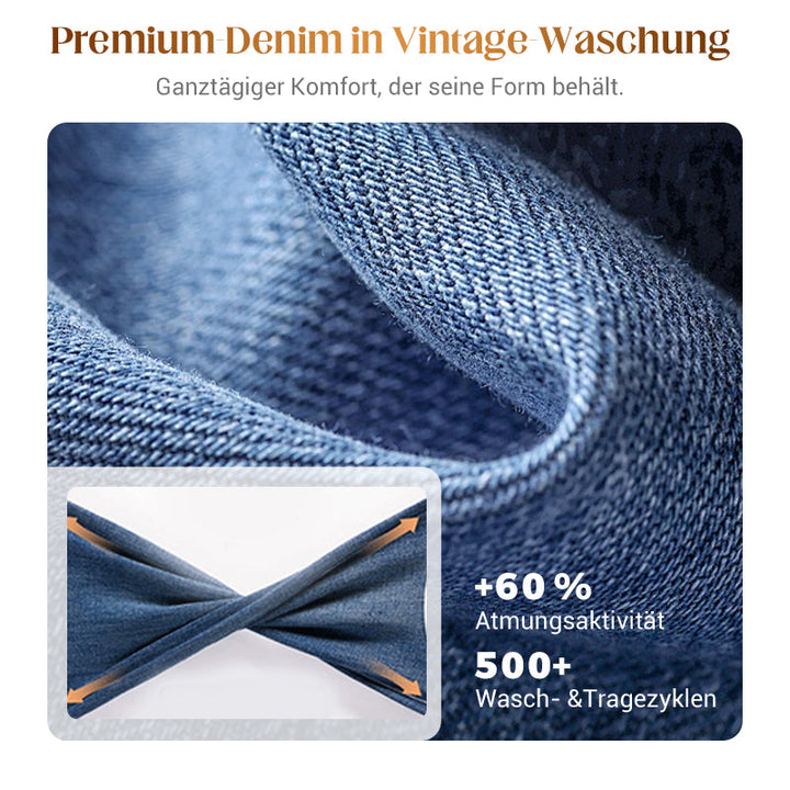 Helga | Retro-Jeans für Damen mit geradem Bein und verkürztem Schnitt