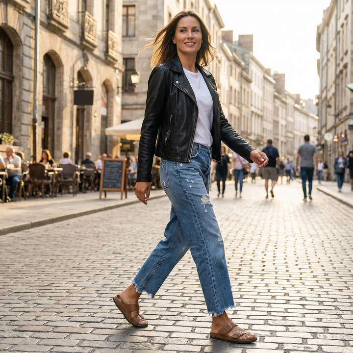 Helga | Retro-Jeans für Damen mit geradem Bein und verkürztem Schnitt