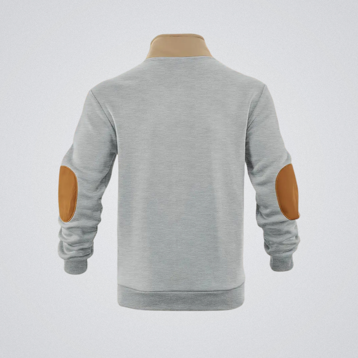 Lucien – Pullover mit Reißverschluss und Stehkragen