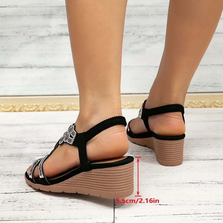 Chiara | Elegante orthopädische Wedgesandalen für Frauen