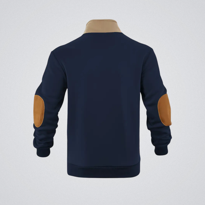 Lucien – Pullover mit Reißverschluss und Stehkragen