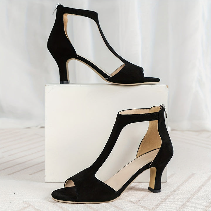 Marian | High Heels mit Reißverschluss an der Ferse