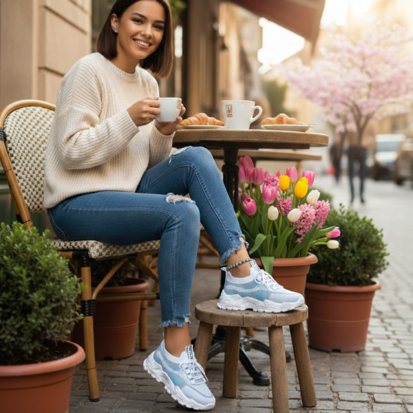 AIRSYNQ | ATMUNGSAKTIVE DAMENSNEAKERS FÜR GANZTÄGIGEN KOMFORT