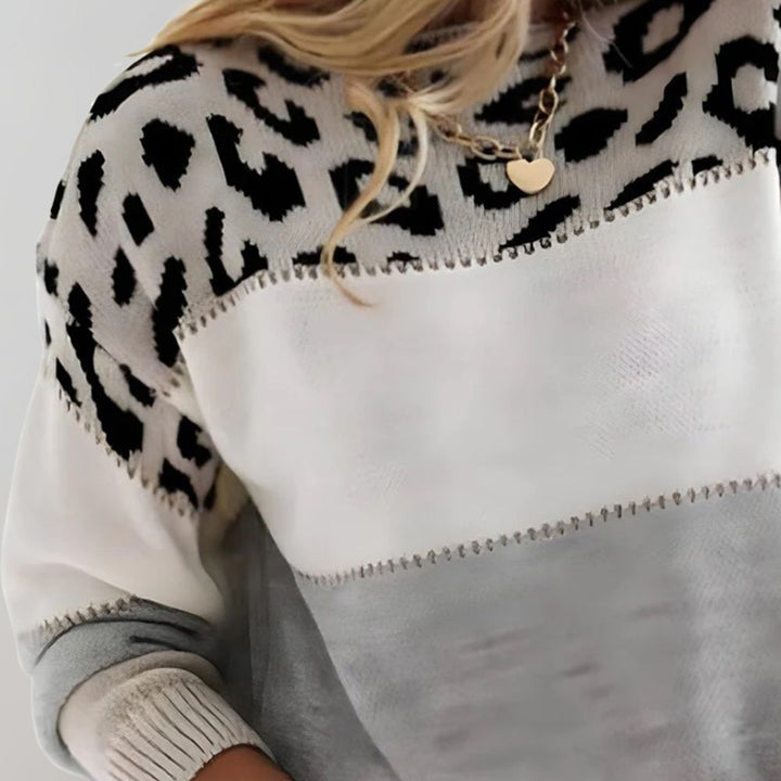 Sif | Pullover Léopard Élégance