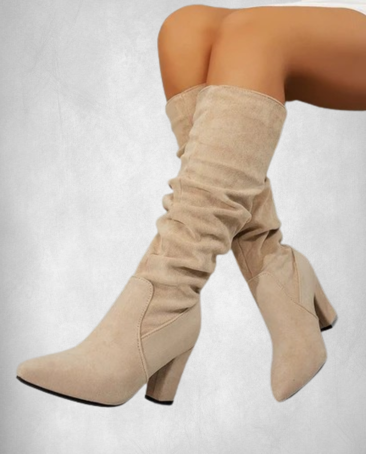Daniela | Elegante hohe Stiefel mit Absatz