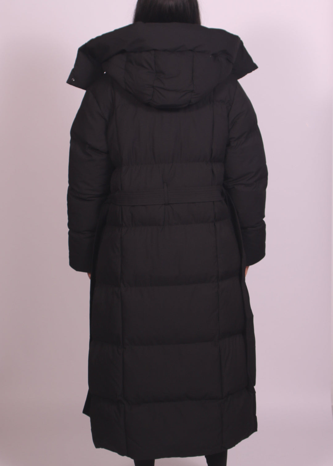 Jess | Lange Jacke mit Kapuze und Daunenfüllung