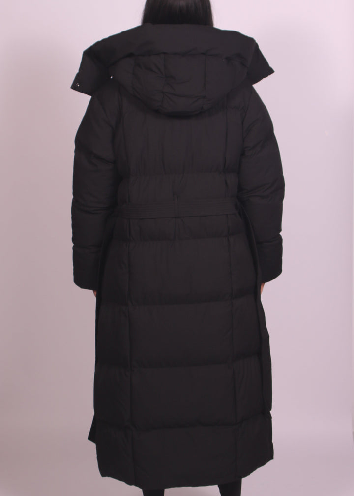 Jess | Lange Jacke mit Kapuze und Daunenfüllung