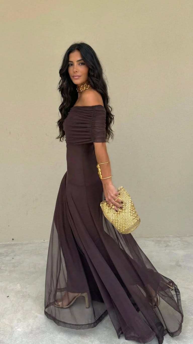 GIORGINA | Langes Designerkleid
