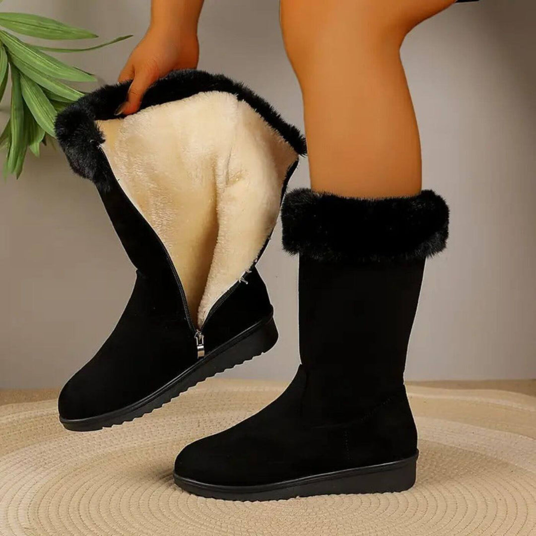 Lily | Weiche, warme, gefütterte orthopädische Winterstiefel