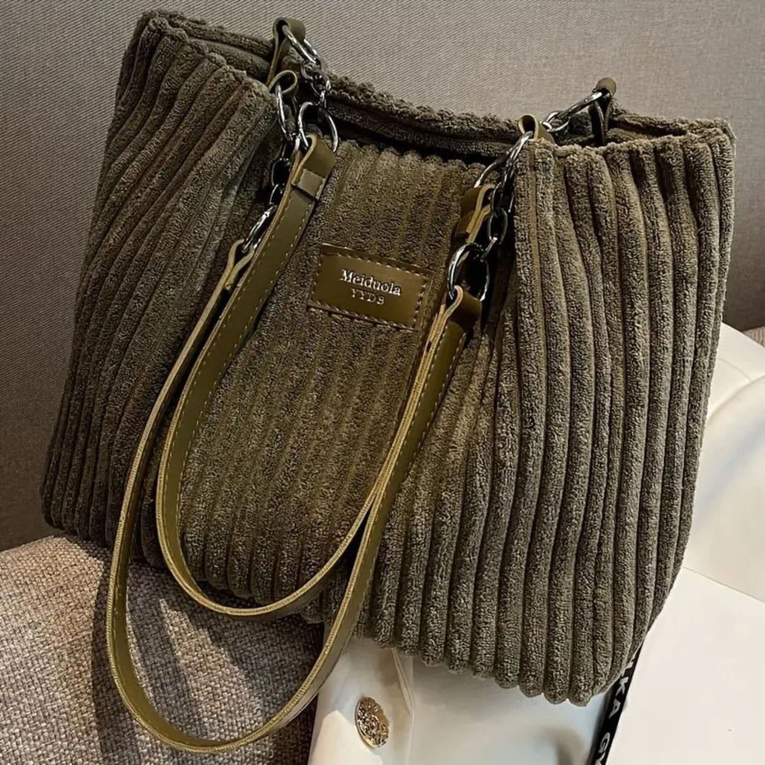 Linnea | Elegante Handtasche aus Cord