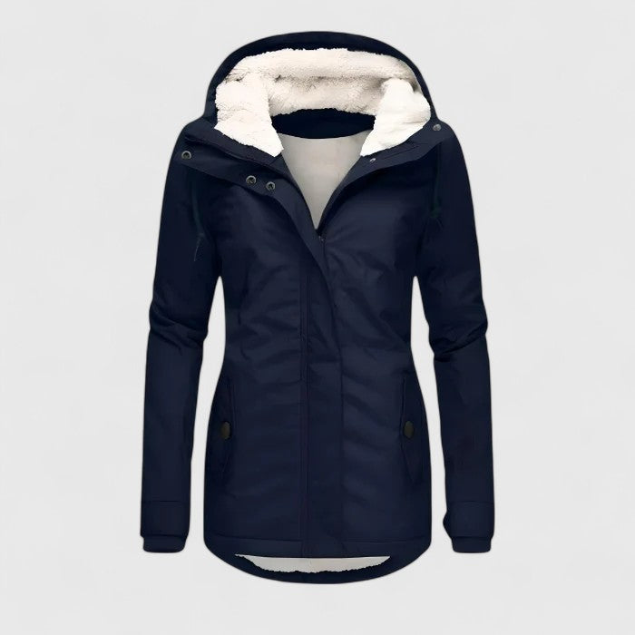 Amélie | Wasserdichte Winterjacke mit Kapuze