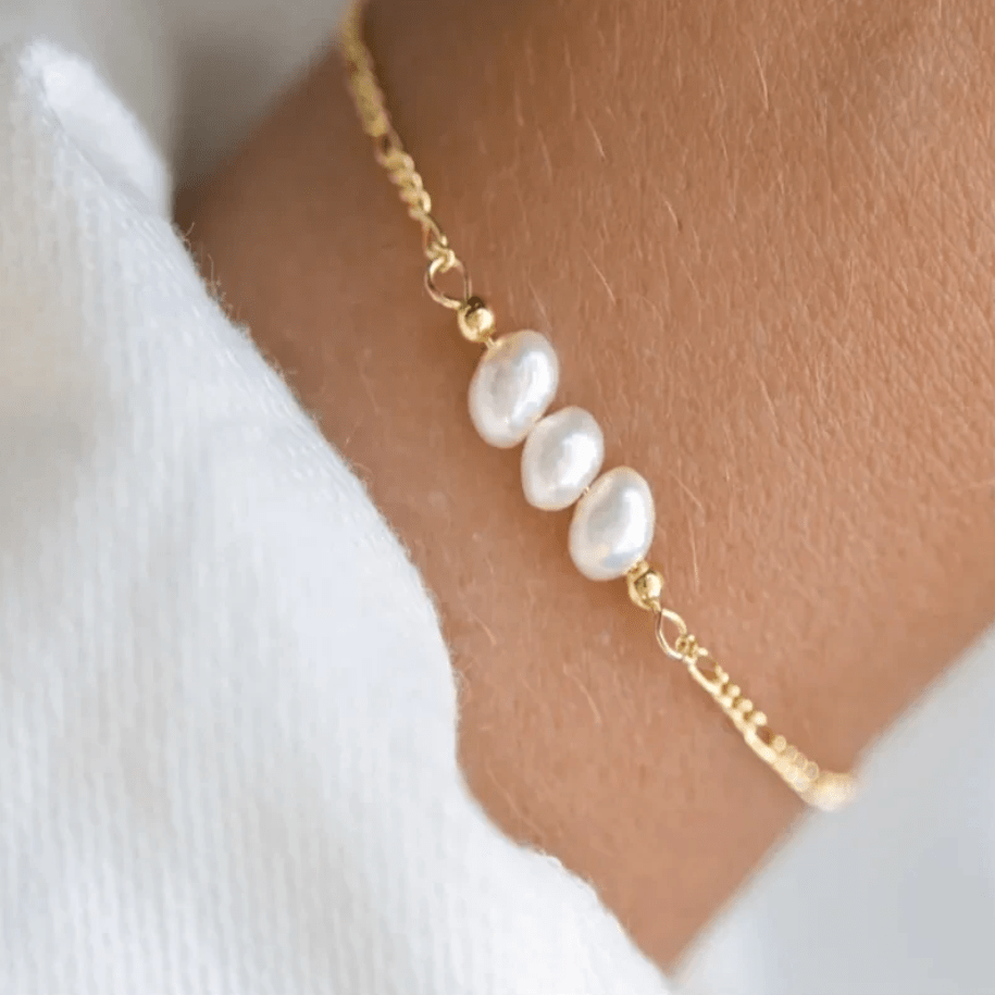 Stefanie | Armband mit drei Perlen