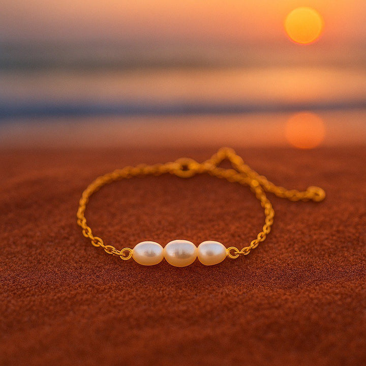 Stefanie | Armband mit drei Perlen