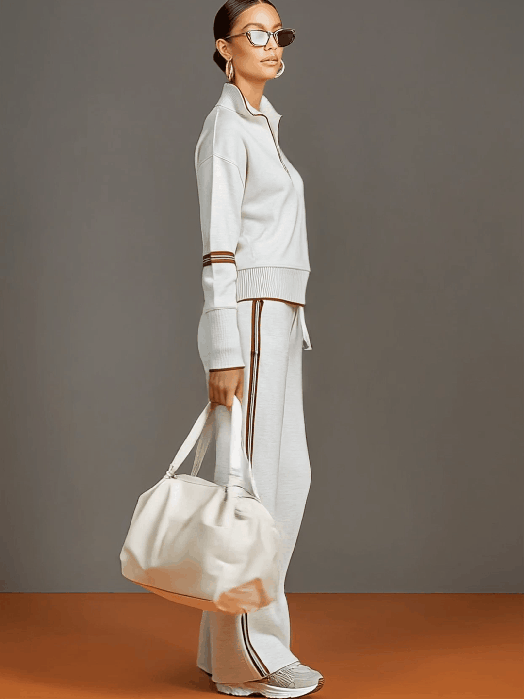 Marietta | Bluse und Hose mit weitem Bein