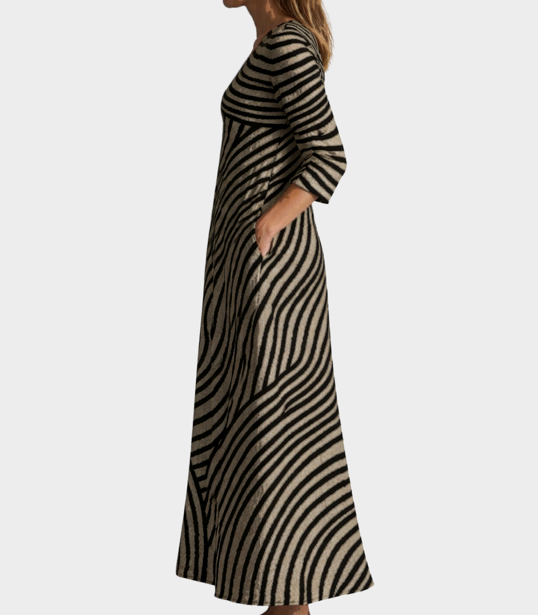 Fiona | Fließendes und elegantes Midikleid