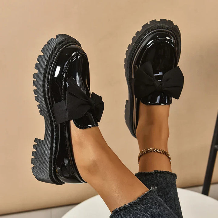 Valentina | Loafer mit klobiger Schleife
