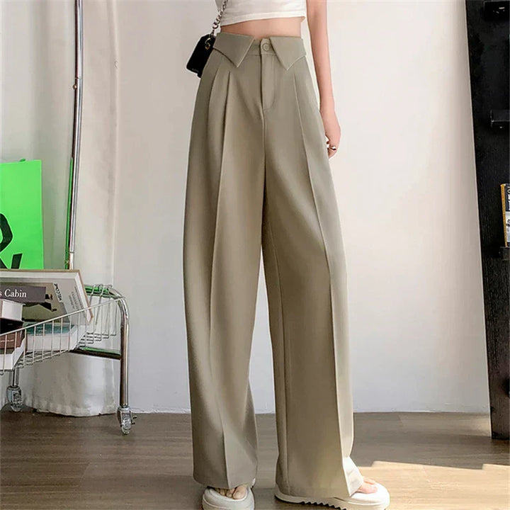 Alva | Strukturierte Eleganz – ausgestellte Hose