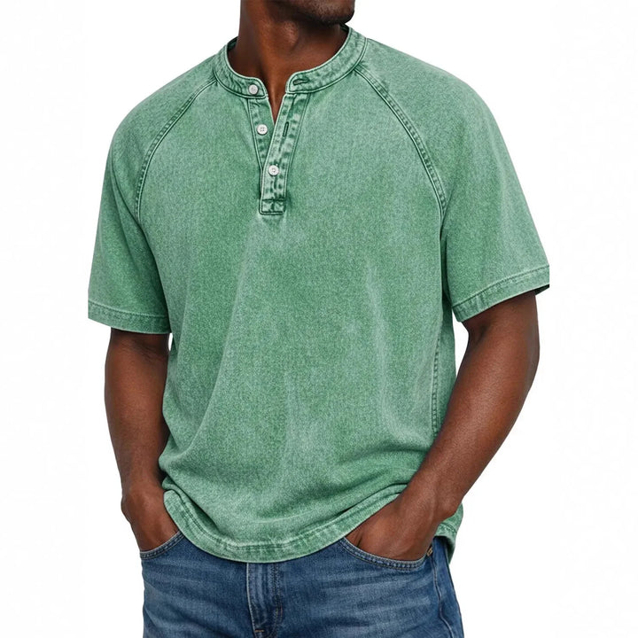 Pedro | Vintage-Herrenhemd mit Knöpfen