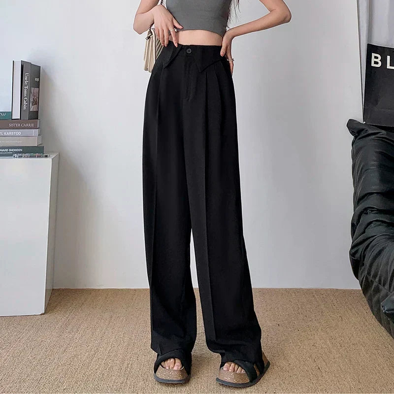 Alva | Strukturierte Eleganz – ausgestellte Hose