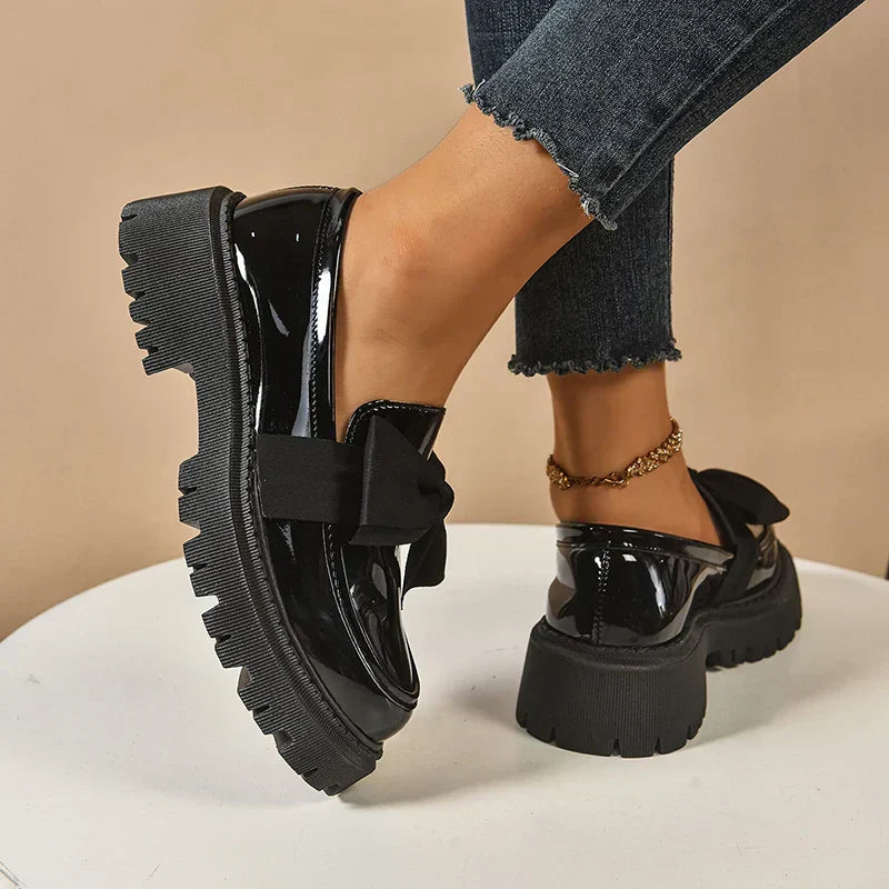 Valentina | Loafer mit klobiger Schleife
