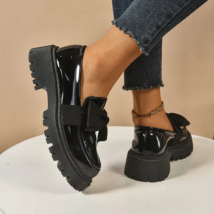 Valentina | Loafer mit klobiger Schleife