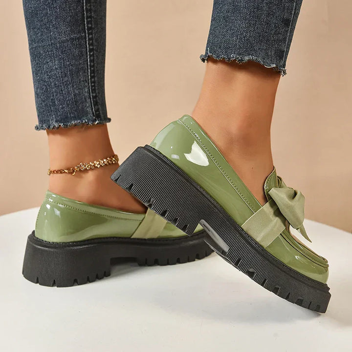 Valentina | Loafer mit klobiger Schleife