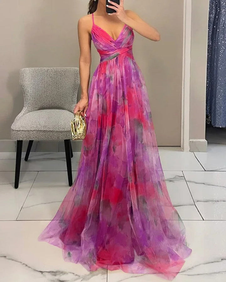 Giselle - Bezauberndes Maxikleid mit Blumenmuster