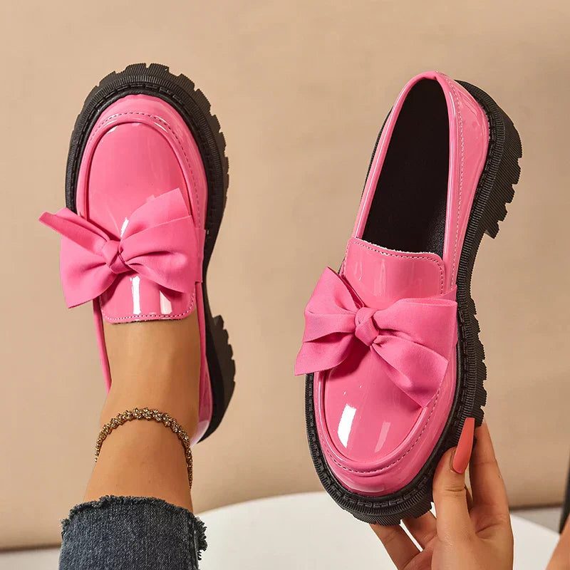 Valentina | Loafer mit klobiger Schleife