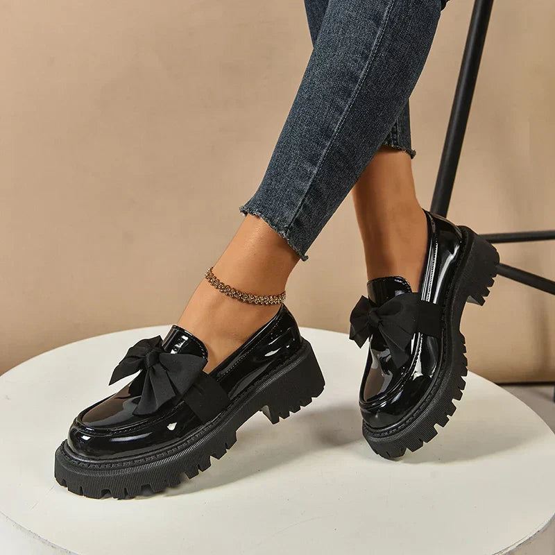 Valentina | Loafer mit klobiger Schleife