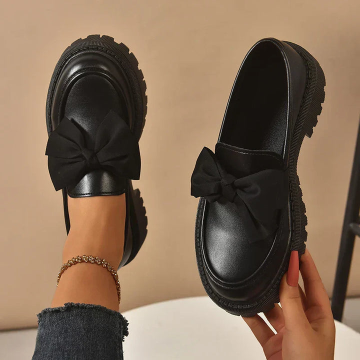 Valentina | Loafer mit klobiger Schleife