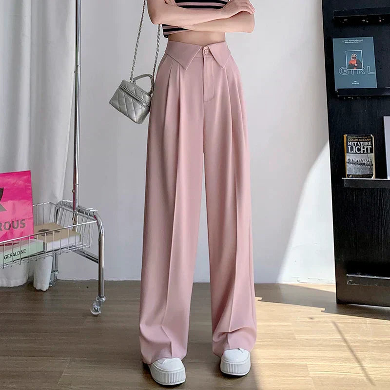 Alva | Strukturierte Eleganz – ausgestellte Hose