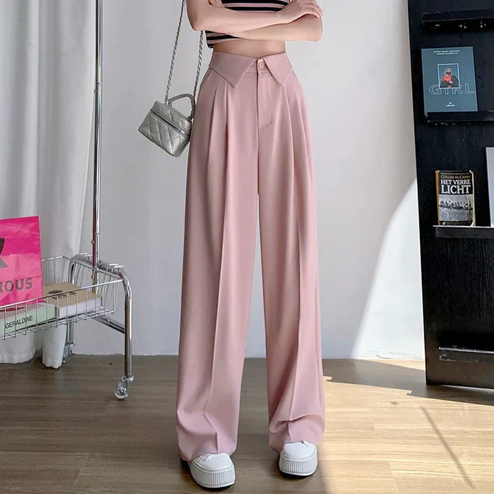 Alva | Strukturierte Eleganz – ausgestellte Hose