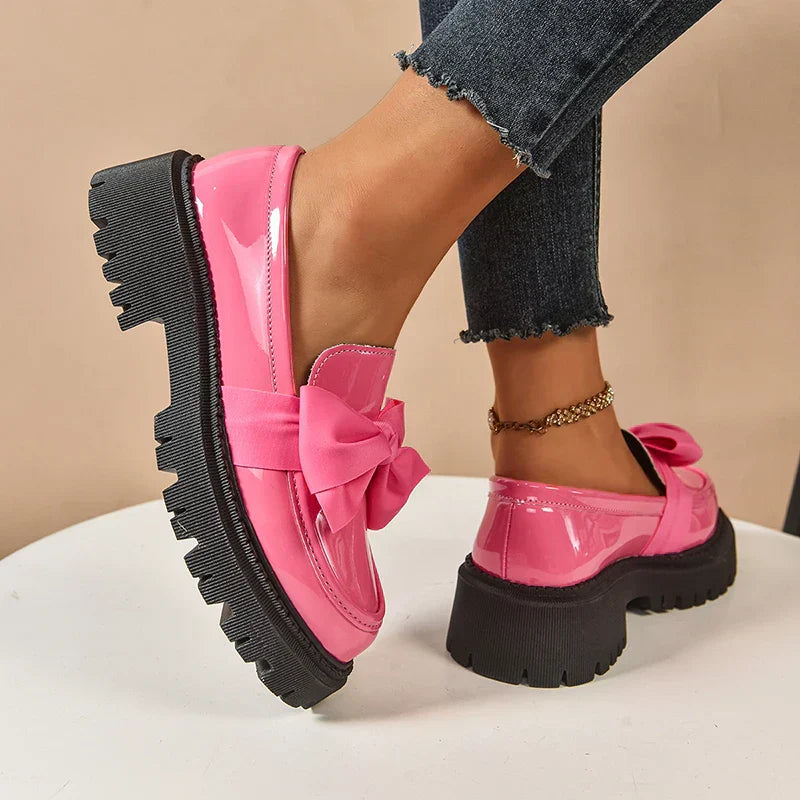 Valentina | Loafer mit klobiger Schleife