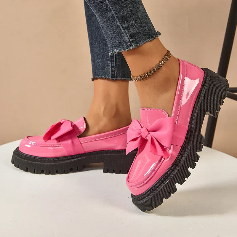 Valentina | Loafer mit klobiger Schleife