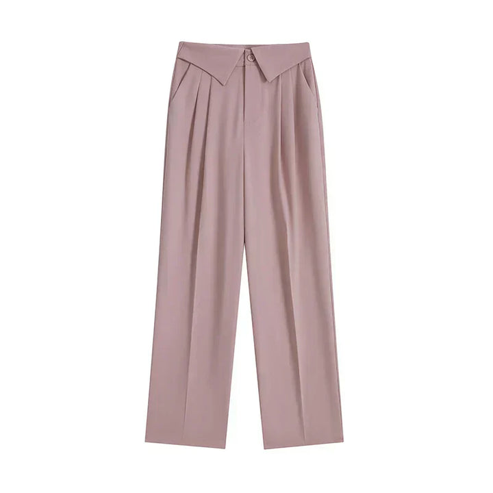 Alva | Strukturierte Eleganz – ausgestellte Hose