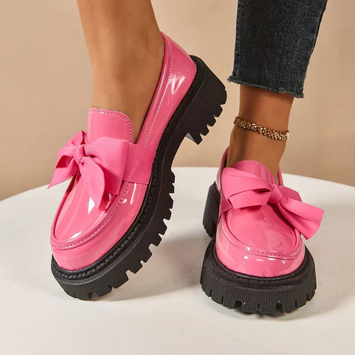 Valentina | Loafer mit klobiger Schleife