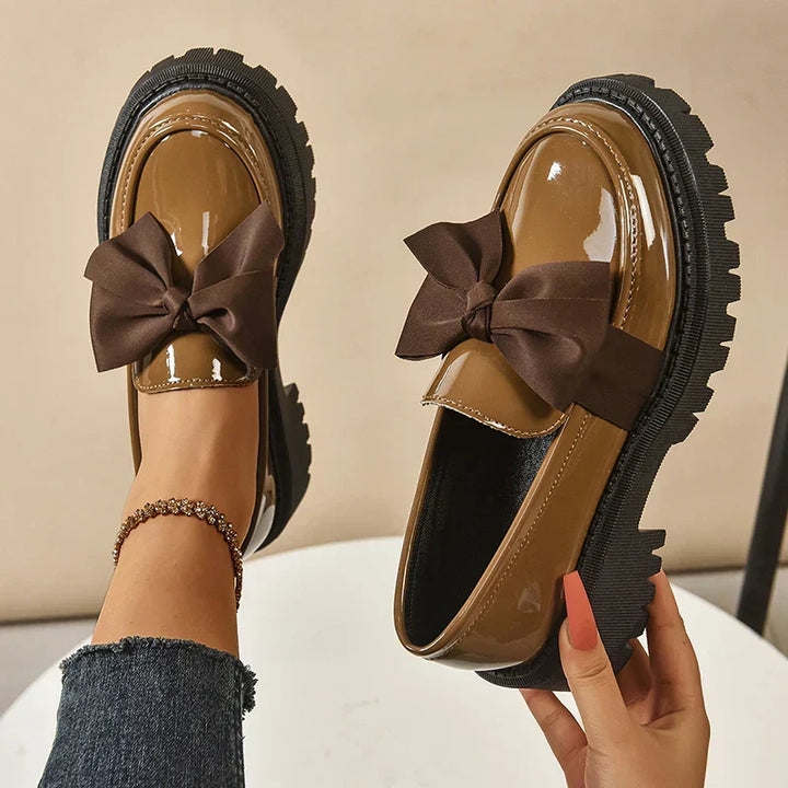 Valentina | Loafer mit klobiger Schleife