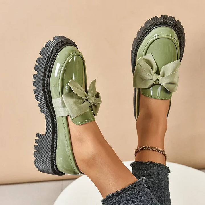 Valentina | Loafer mit klobiger Schleife