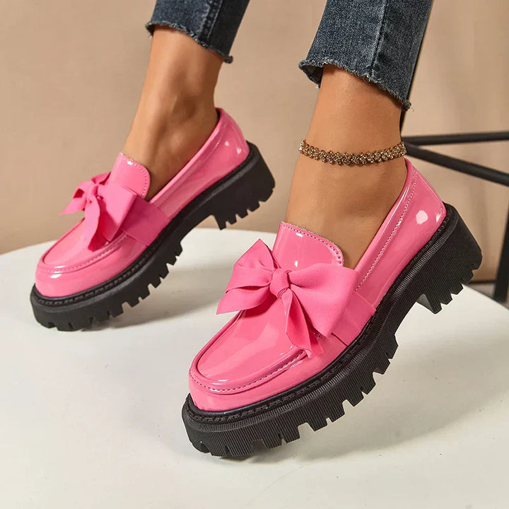 Valentina | Loafer mit klobiger Schleife