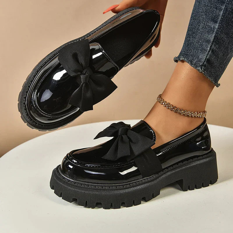 Valentina | Loafer mit klobiger Schleife